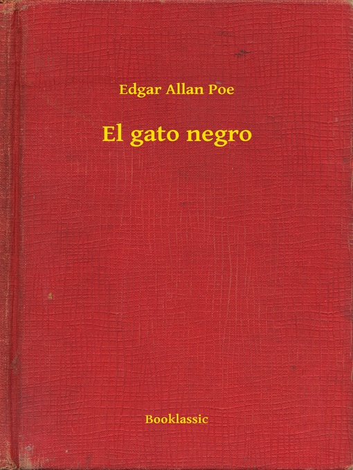 Cover image for El gato negro